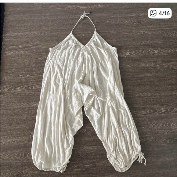 Free People Harem Pants Jumpsuit Playsuit Womens S Ivory Boho Hippie
Lagenlook - Picture 3 of 10